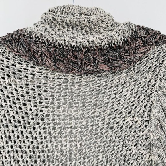 CAbi Gray Open Front Circle Cardigan - Picture 6 of 13